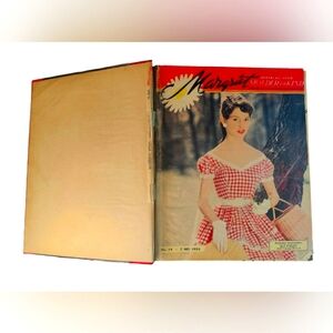 1955 Vintage Dutch Hardcover Book Advertisements Newspaper clippings Dutch Histo